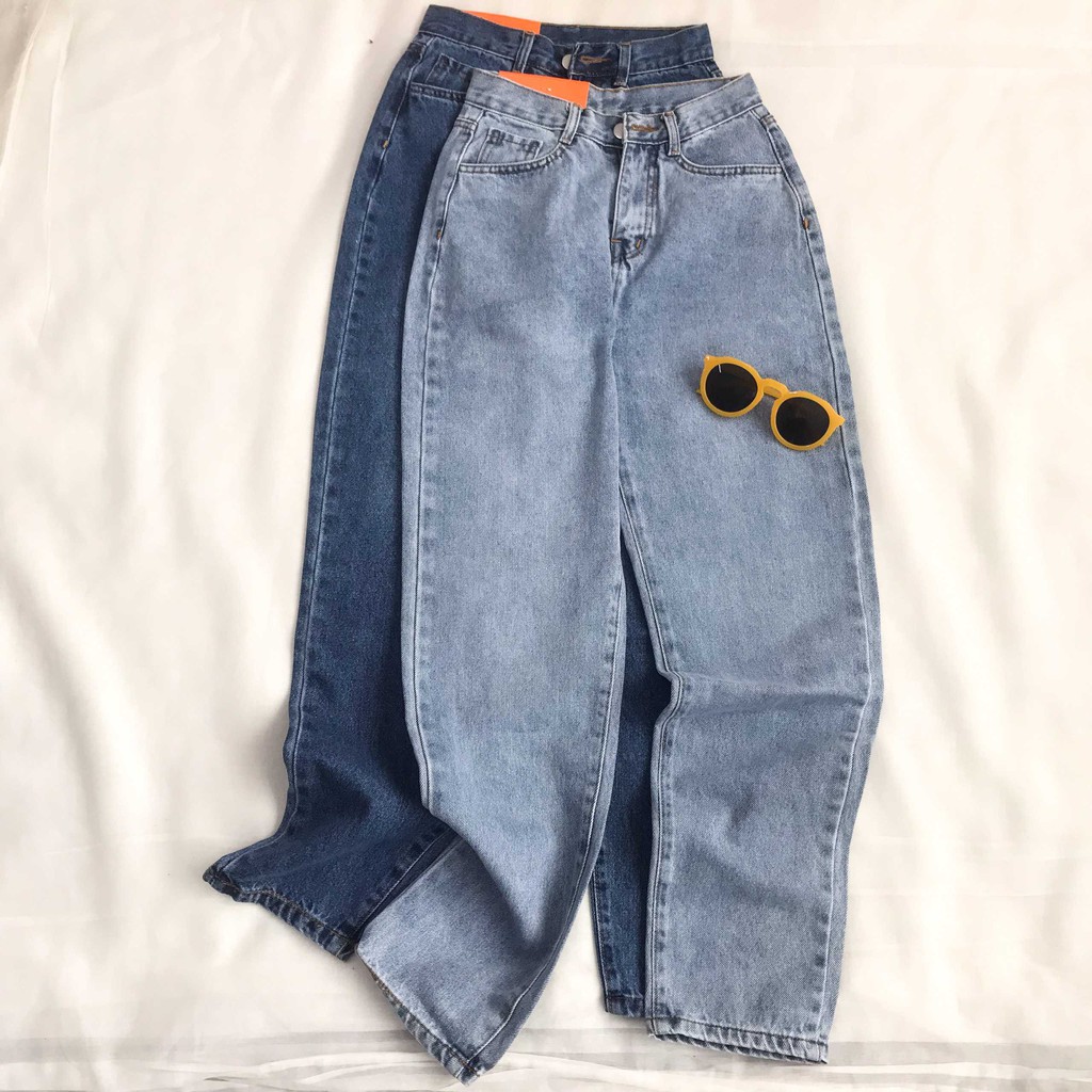 Quần jean baggy nữ lưng cao (không co giãn), quần bò D146 N146 form đẹp ulzzang nữ VM STYLE 22QJB03AS1402 | BigBuy360 - bigbuy360.vn