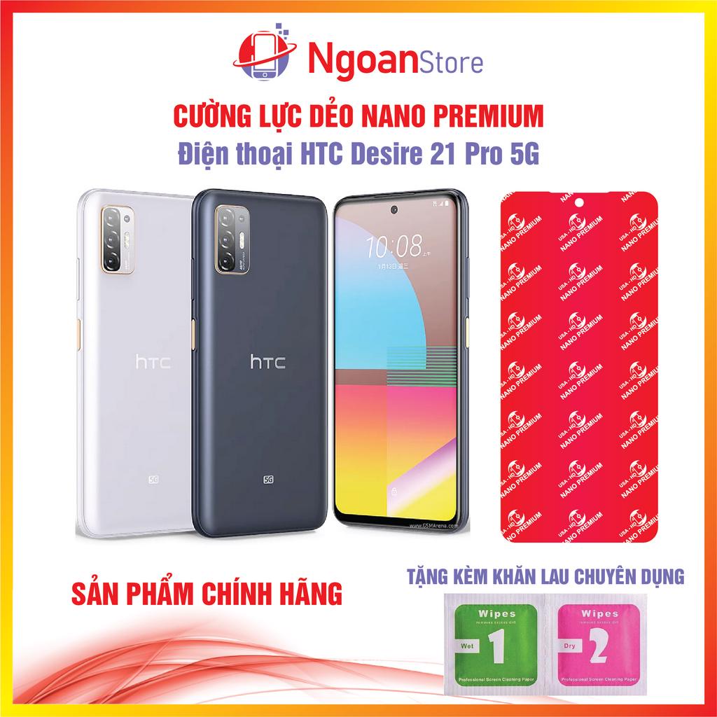 Cường lực dẻo Nano cho Điện thoại HTC Desire 21 Pro 5G - Ngoan Store