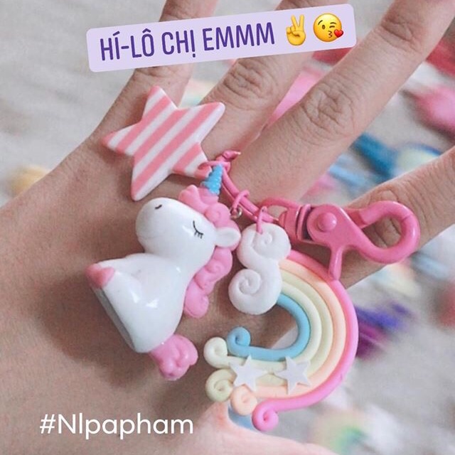 MÓC KHOÁ NGỰA MỘT SỪNG🦄