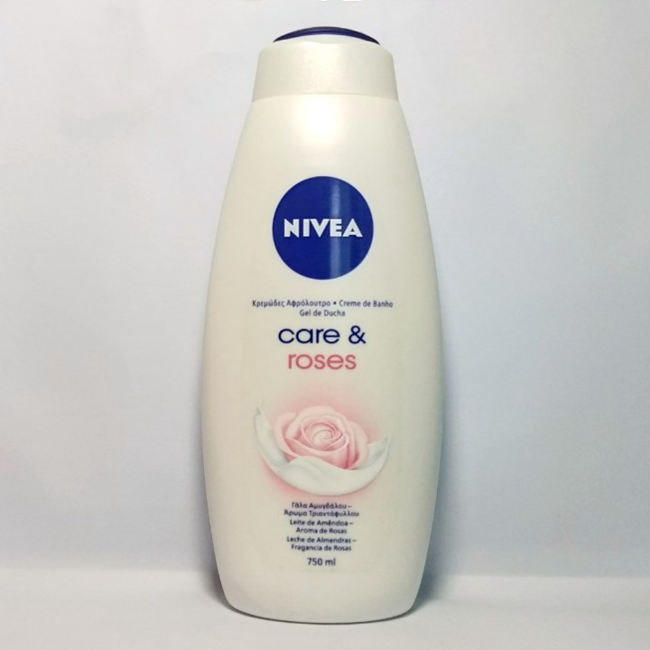 Sữa Tắm Dưỡng Thể Trắng Da Hoa Hồng Nivea Caring Bath Cream Rose 750ml Ouibeaute