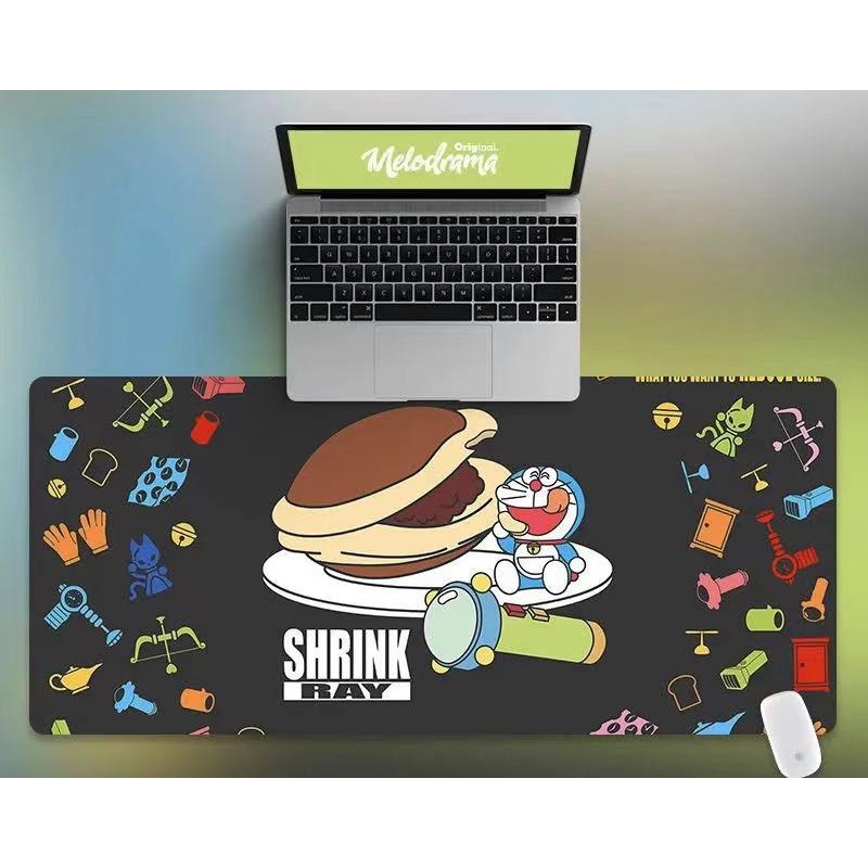 Tấm lót chuột cỡ lớn in hình Doraemon xinh xắn