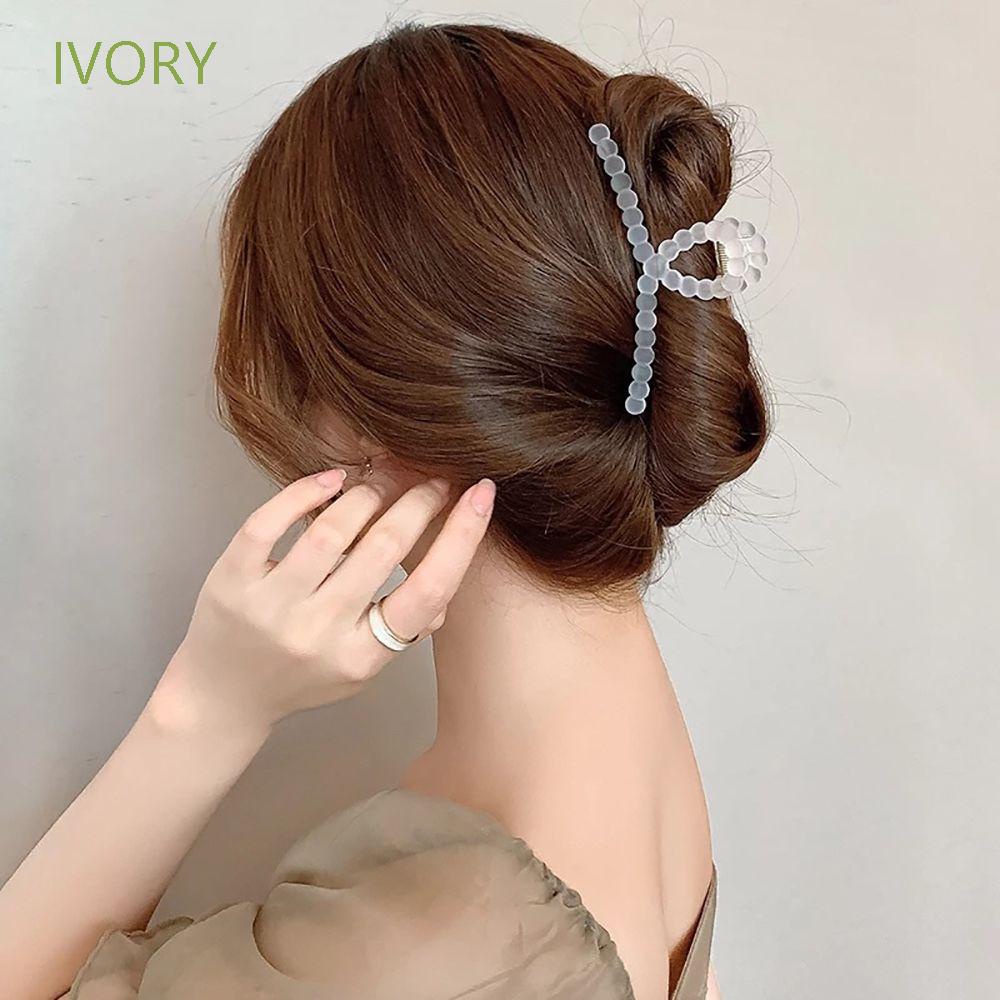 Kẹp tóc càng cua kích thước lớn màu sắc ngọt ngào phong cách Hàn Quốc cho nữ