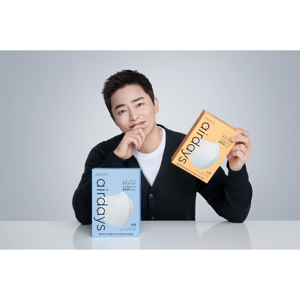 Mua Made in Korea KF94 airdays Face Mask (Color White&Black) 10EA Melt Blown, MB Filter