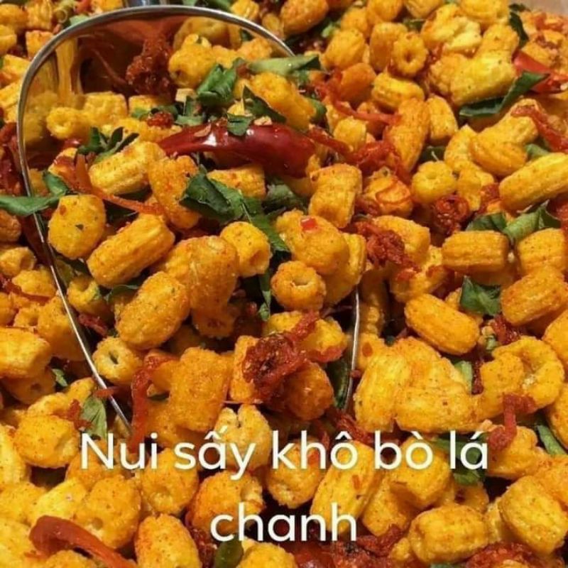 Nui sấy khô bò lá chanh