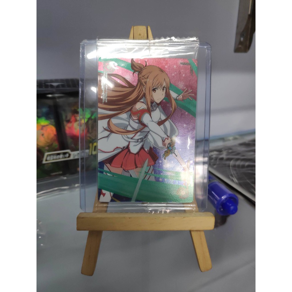 Thẻ bài sưu tầm bánh xốp SAO Sword Art Online - Asuna - Tặng bọc bài nhựa bảo quản