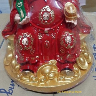 thần tài đế tròn đỏ