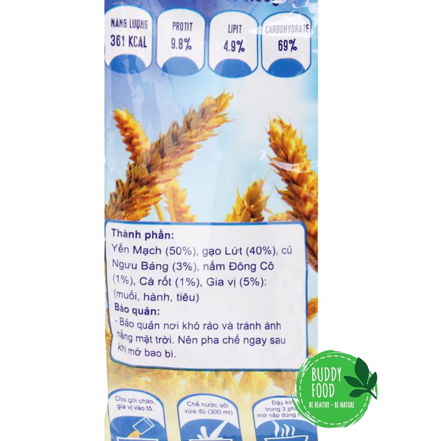 Thùng 30 Gói Cháo Yến Mạch Ăn Liền Thực Dưỡng Tâm Minh