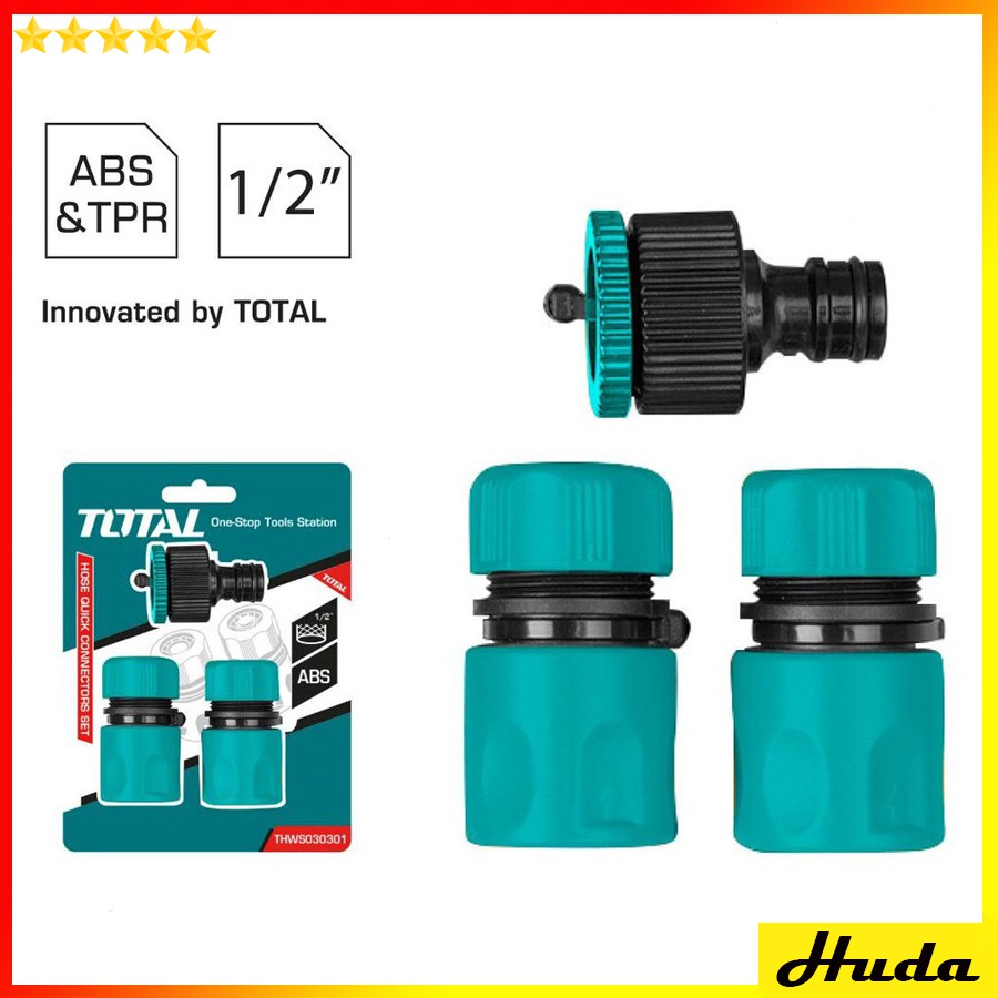 BỘ 3 KHỚP NỐI NHỰA 1/2&quot; Total THWS030301 uio