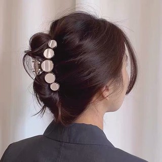 Set 3 kẹp tóc đá trắng