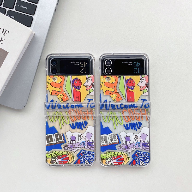 Ốp Điện Thoại Silicon Mềm Siêu Mỏng Chống Sốc In Họa Tiết Chú Chó Snoopy Dễ Thương Dành Cho Samsung Galaxy Z Flip 4 3