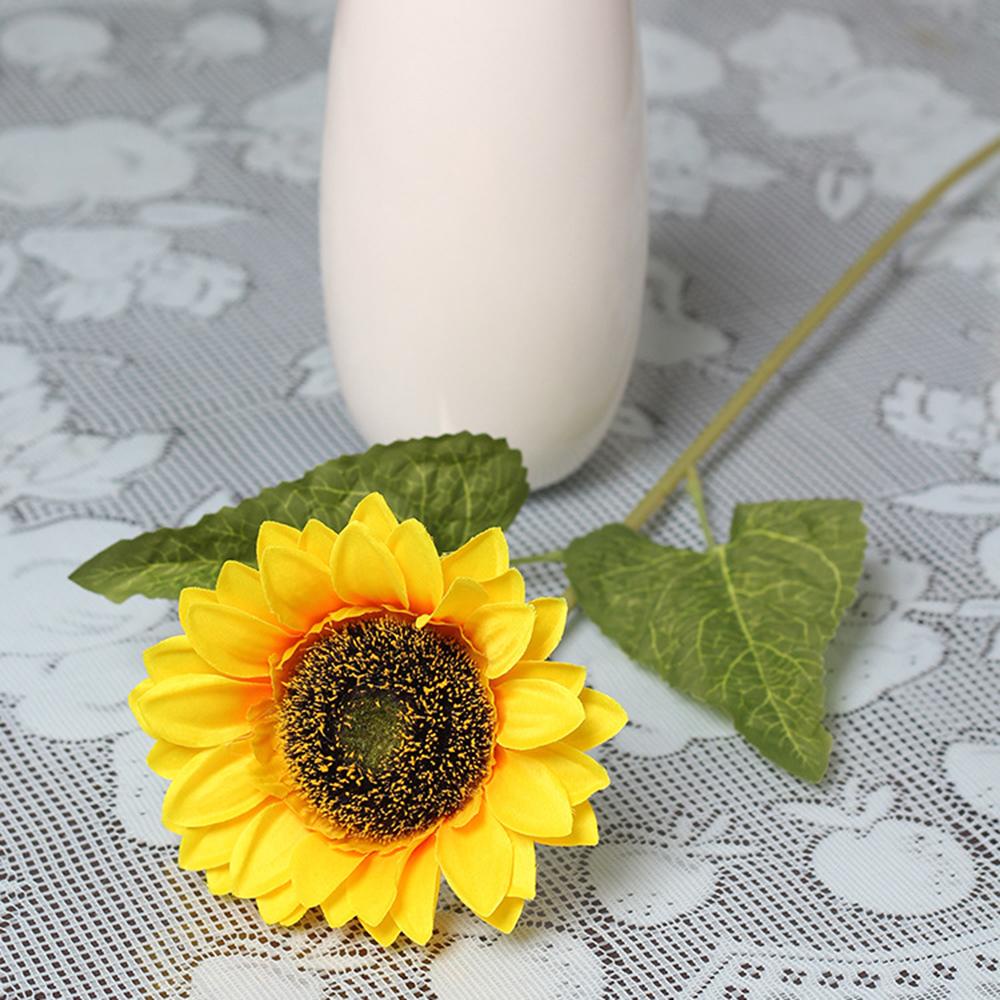 Bó Hoa Hướng Dương Nhân Tạo Dùng Để Trang Trí Nhà / Tiệc Cưới