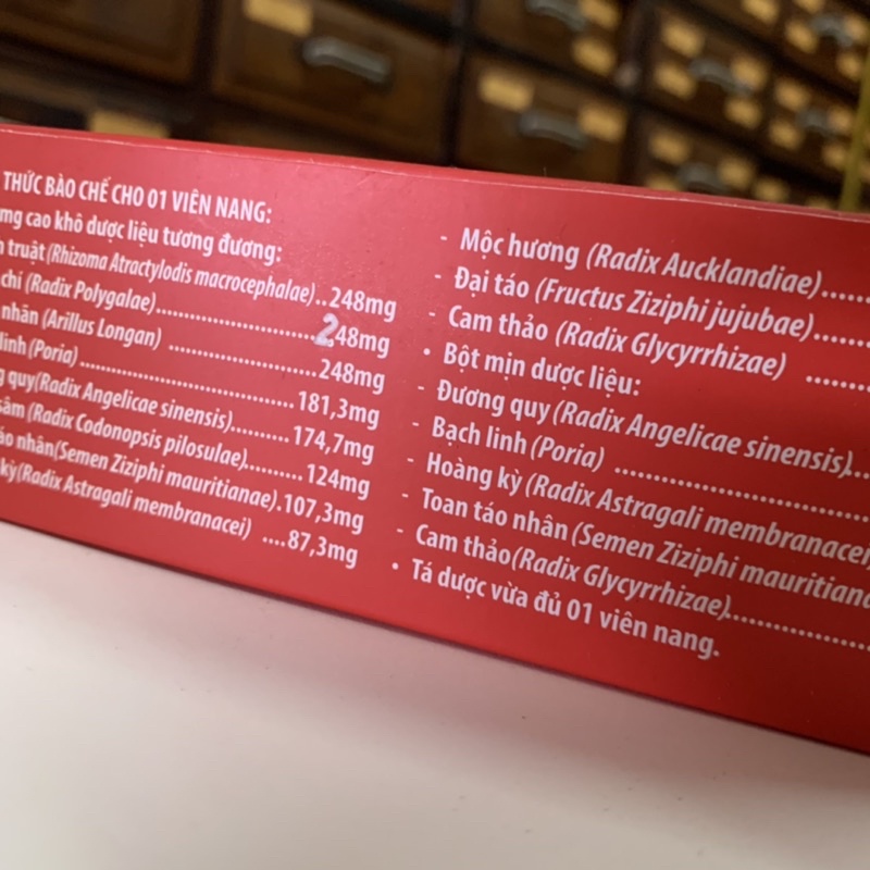 Quy Tỳ Hoàn - Ích khí, kiện tỳ, dưỡng huyết, an thần - Tâm Tỳ lưỡng hư