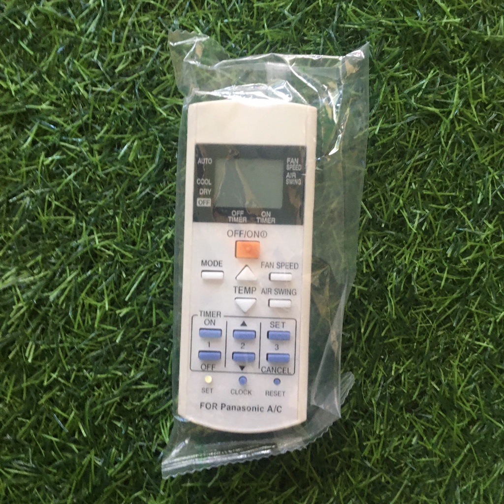 Điều khiển máy lạnh panasonic loại cơ có nút FAN SPEED mé bên phải thay thế khiển zin  , Remote dùng cho máy lạnh panas