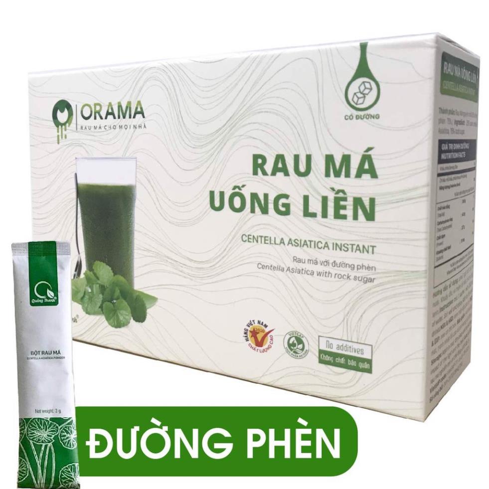 Rau Má Đường Phèn Quảng Thanh - Hỗ trợ giải độc gan, thanh nhiệt, giảm mụn nhọt (17gx10 túi)