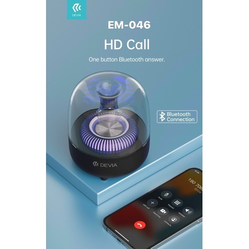Loa Bluetooth DEVIA EM-046 pha lê thông minh tuyệt đẹp