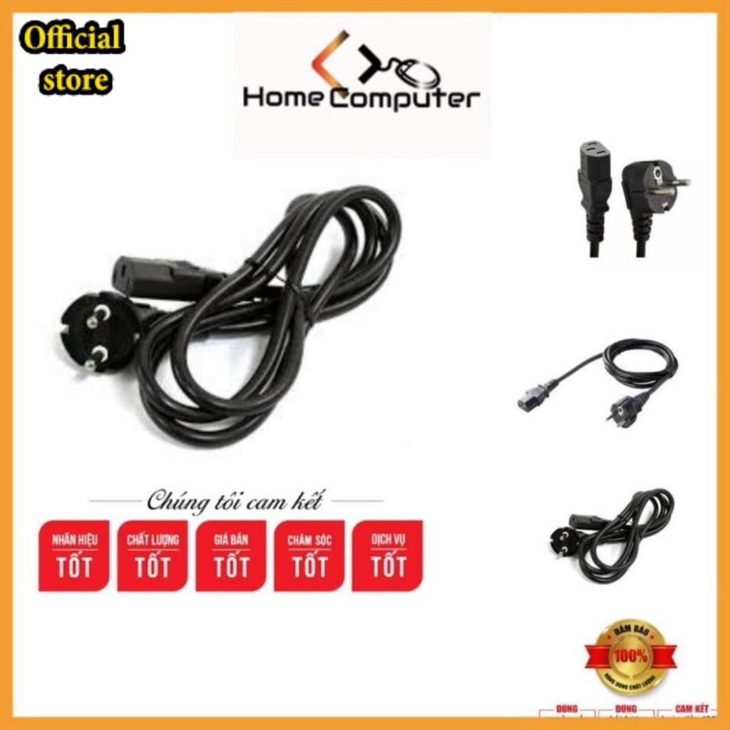 Dây Nguồn Máy Tính Dài 1.5m, Dây Nồi Cơm Điện Hàng Chất Lượng - Home Computer .Offical Store