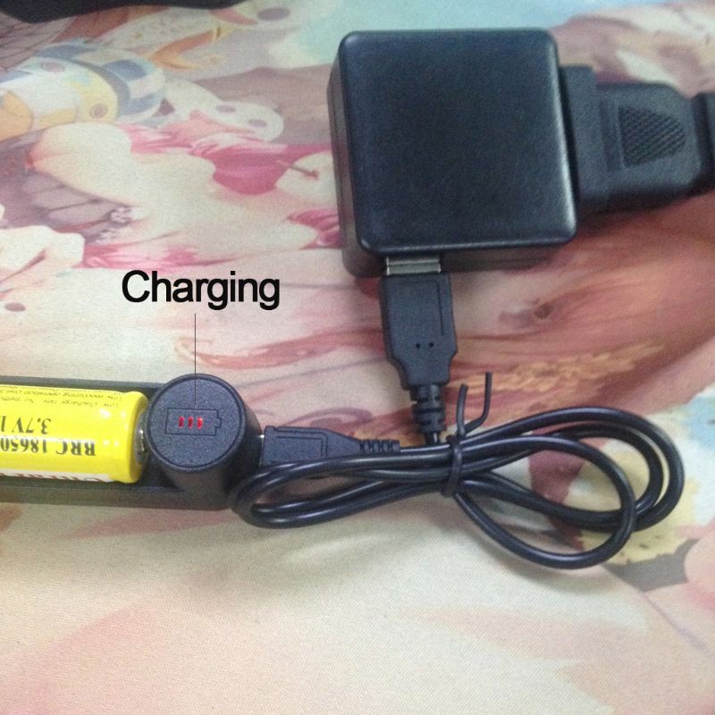 Bộ Sạc Pin Usb Cho 3.7v Li-Ion 10440 / 14500 / 14650 / 16340 / 17500 / 17670 / 18350 / 18500 / 18650 / 18700 / 22650 / 25500