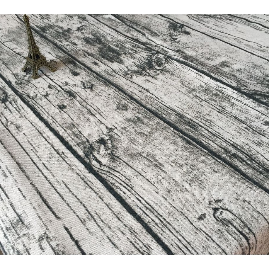 Vải linen họa tiết Vân gỗ V-E10