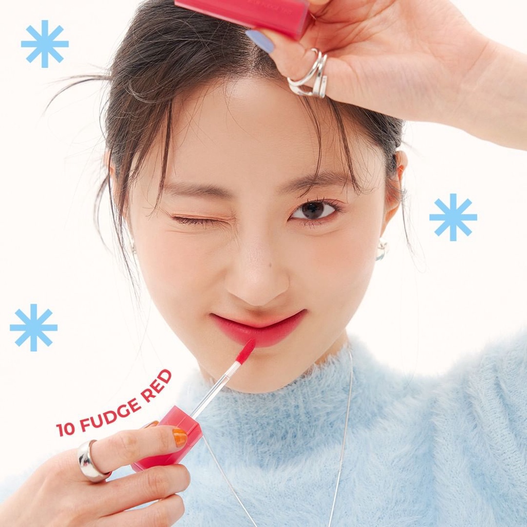 [Rom&amp;nd] Son kem siêu lì, cho đôi môi mịn mượt Hàn Quốc Romand Blur Fudge Tint 5g