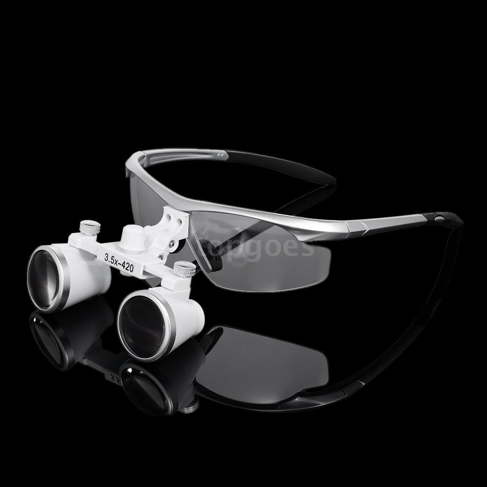 T&G 3.5X 420mm Dental Binocular Loupes Dental Magnifier Optical Glass Dentists Medical Surgical Loupes