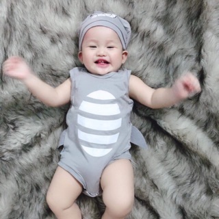 Set body suit cá mập
