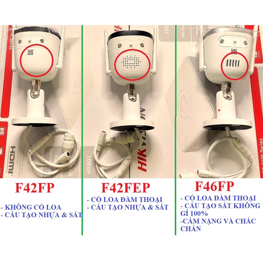 Camera IP 2M 4M WiFi Ngoài Trời IMOU F42FEP F46FP  2K 1080P Bullet 2S   BH 24TH F22P F42FP G42P  MÀU BAN ĐÊM Dahua