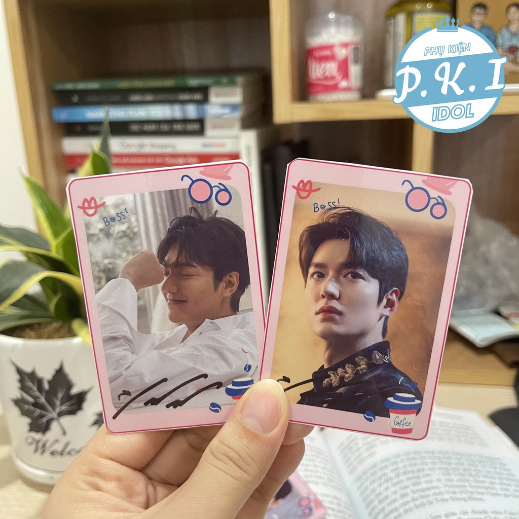 Bộ Card Cứng In Hình Diễn Viên Lee Min-ho - Bo Góc Sang Trọng