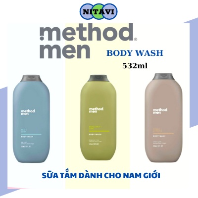 Sữa tắm Nam method men body wash 532ml Sữa tắm dưỡng ẩm cho nam giới bán chạy số 1 châu âu