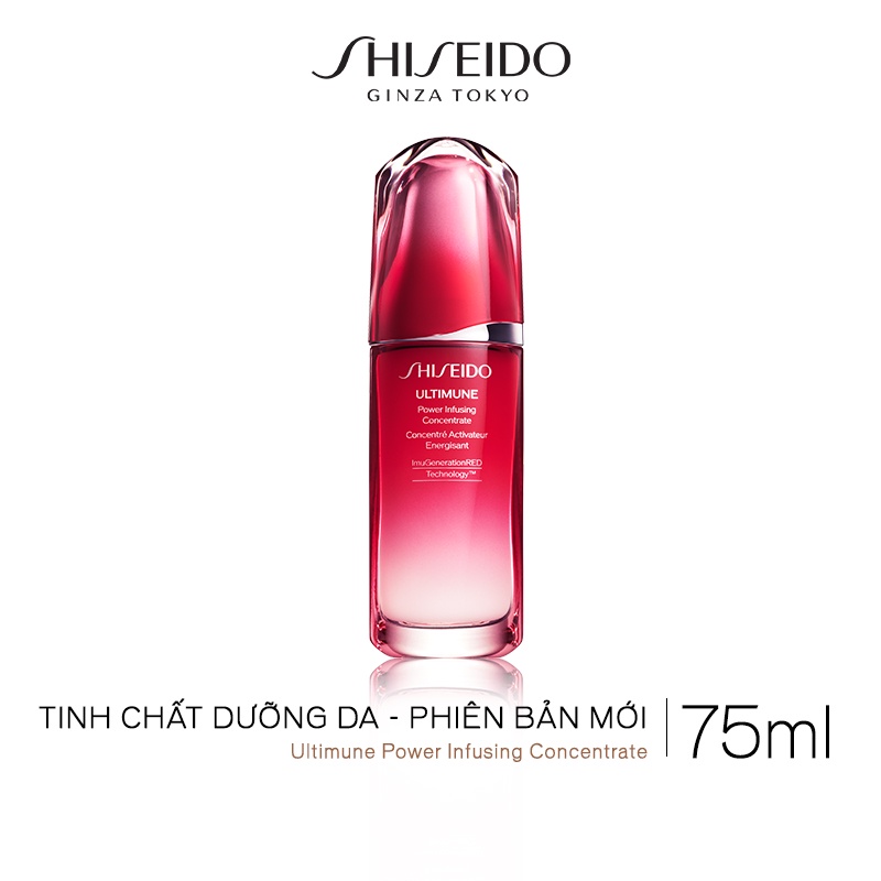 [Mã COSSHI03 giảm 10% đơn 600K] Tinh chất (serum)dưỡng da Shiseido Ultimune Power Infusing Concentrate 75ml