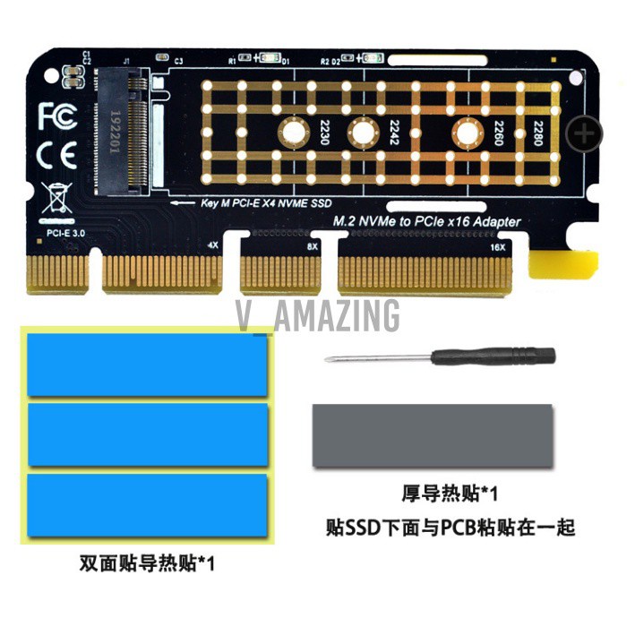 Card Mở Rộng Pcenvme-N05 M.2 Sang Pci-E3.0X16 Tốc Độ Cao | BigBuy360 - bigbuy360.vn