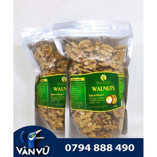 Combo 2 Gói Nhân Hạt Óc Chó Đã Tách Vỏ Mỹ Tốt Cho Thai Phụ, Nam Giới 500g X 2