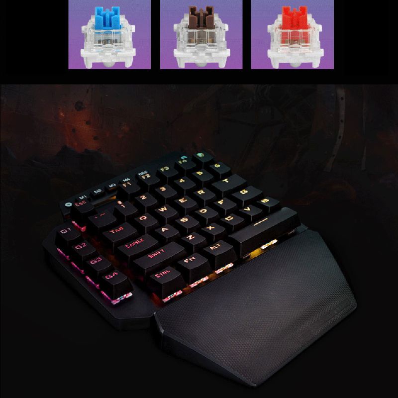 Bàn Phím Cơ Gaming K700 44 Phím Có Đèn LED RGB Chất Lượng Cao