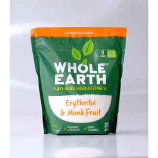 Đường ăn kiêng erythritol & la hán quả Whole Earth túi 908g