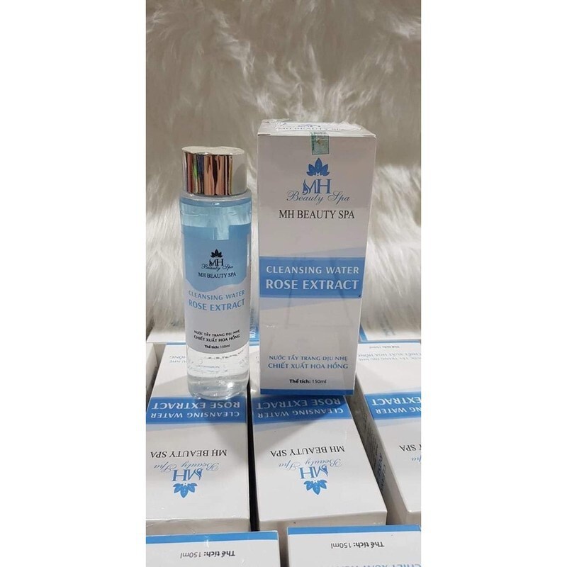 Nước tẩy trang ⚡ CHÍNH HÃNG ⚡ nước tẩy trang hoa hồng dịu nhẹ MH Beauty Spa làm sạch nhẹ nhàng bụi bẩn bám trên da | BigBuy360 - bigbuy360.vn