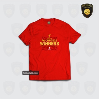 Áo thun bóng đá liverpool fa cup winners 2022