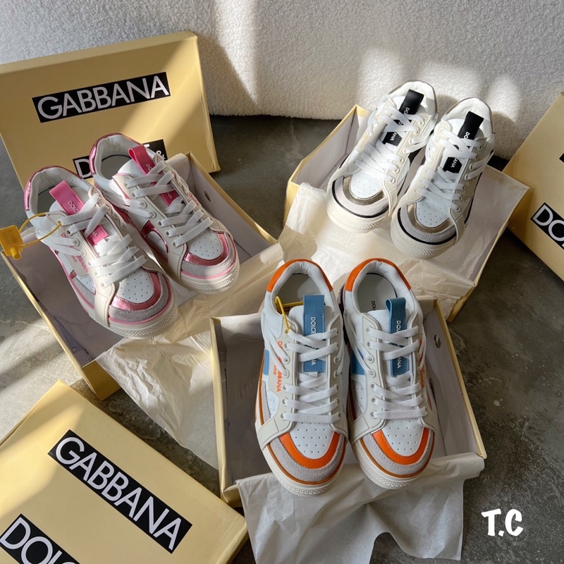 Giày thể thao dolce gabbana phối màu