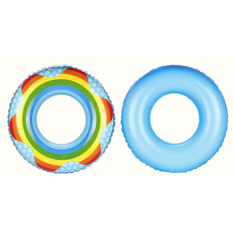 Phao bơi tròn bảy sắc cầu vồng cho bé
