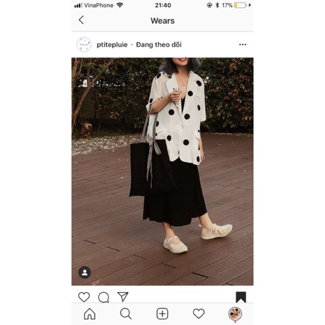 Áo khoác blazer Ptitepluie