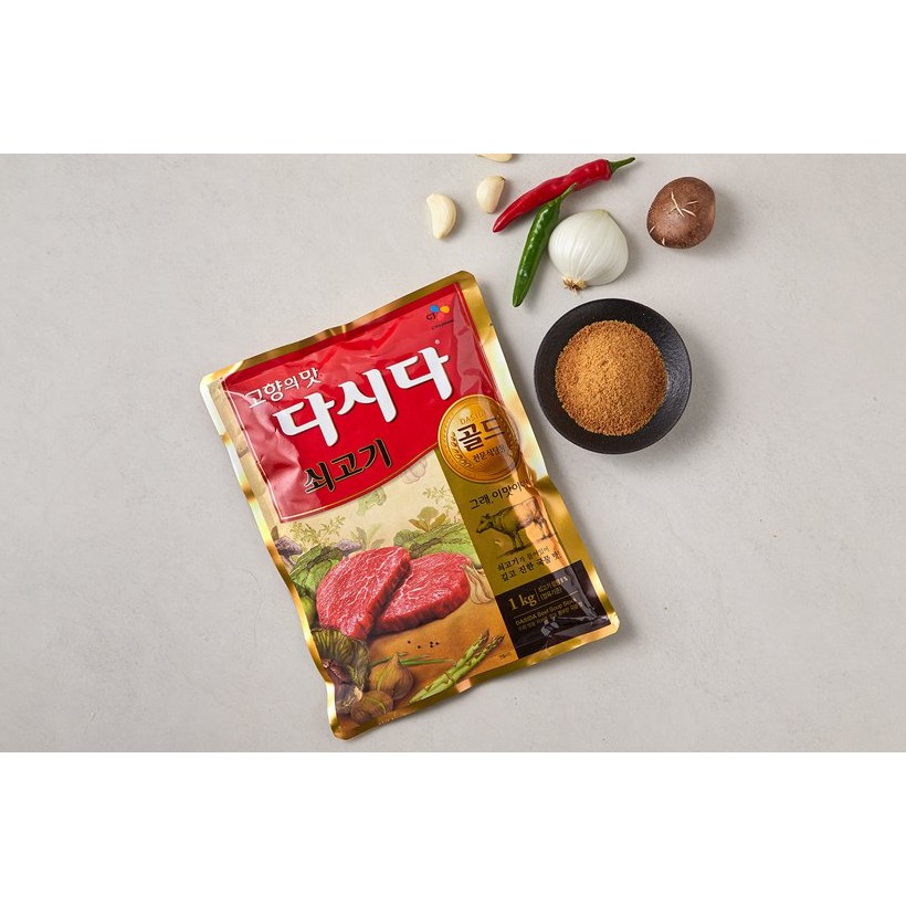 [CJ] HẠT NÊM BÒ DASIDA 1KG - [CJ] 고향의 맛 다시다 쇠고기 1KG
