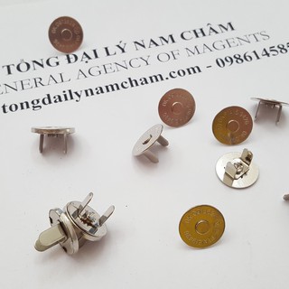 Nam châm khuy làm sổ da D14mm- 50 cái