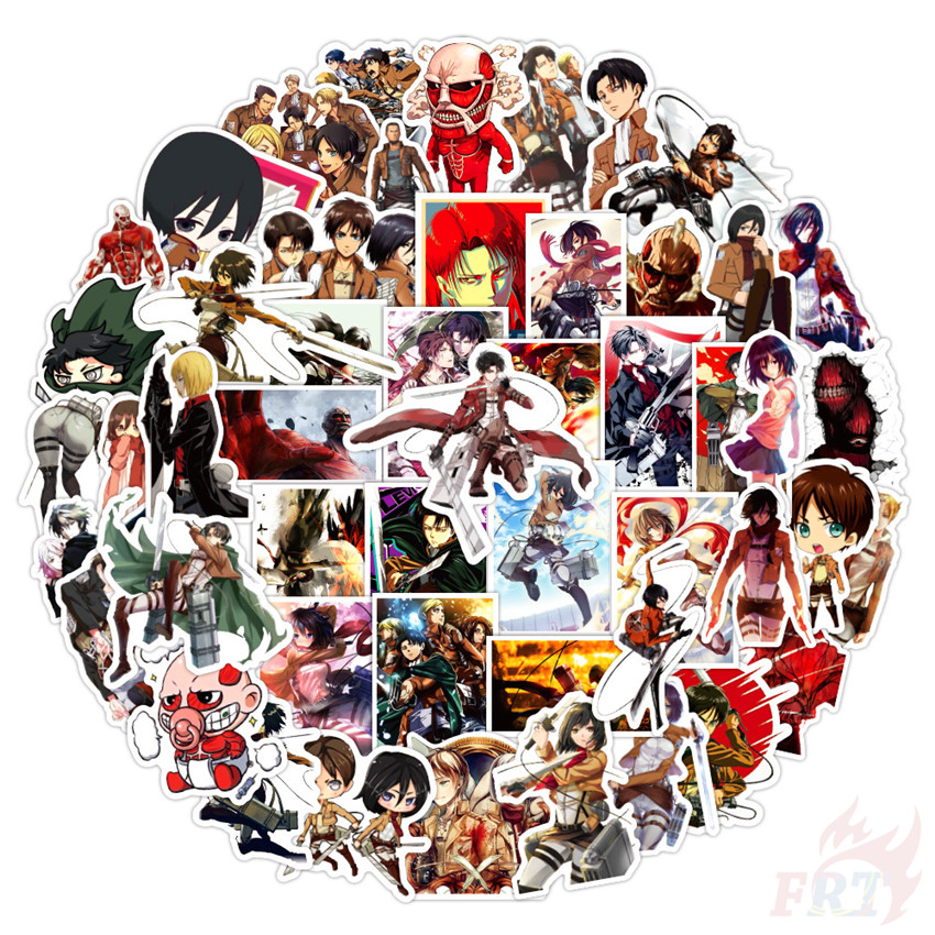 MIKASA Bộ 50 Hình Dán Phim Attack On Titan Series 02