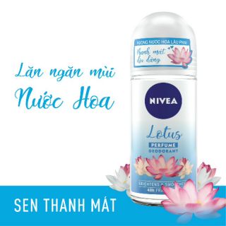 Lăn khử mùi Nivea hương hoa sen 50ml