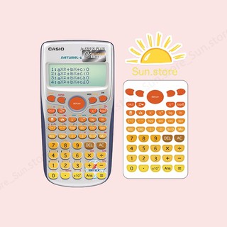 Sticker dán máy tính bàn phím casio 570