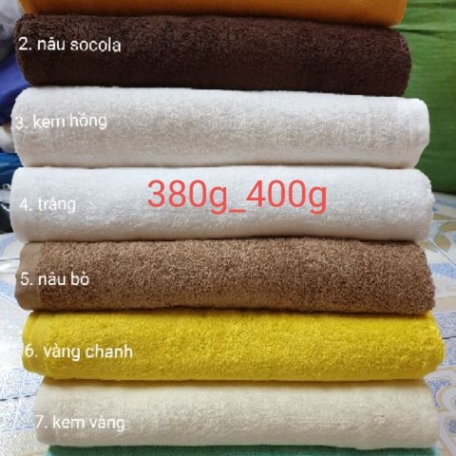 Khăn tắm cotton 400g