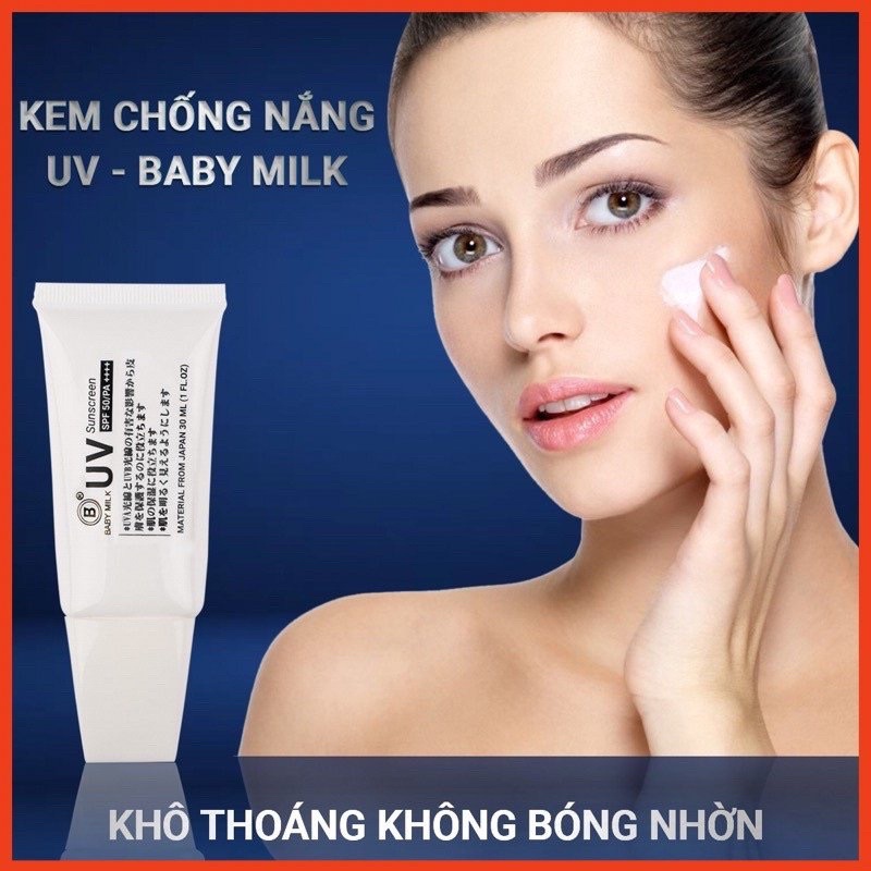 Kem Chống Nắng UV Baby Milk - Hàng Hiệu Cao Thiên Nhi