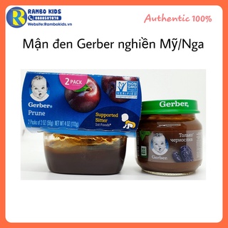 Mận đen nghiền Gerber của Mỹ/ Nga