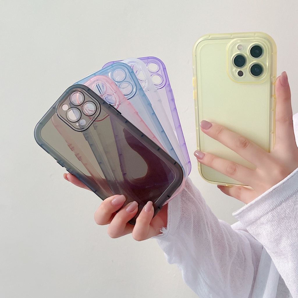 Ốp Điện Thoại Trong Suốt Chống Sốc Nhiều Màu Sắc Cho Iphone
