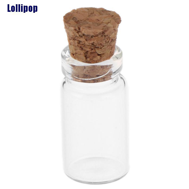 Set 10 lọ thủy tinh mini tỉ lệ 1:12 trang trí nhà búp bê