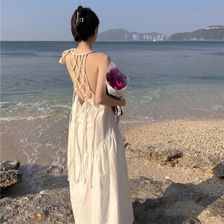 Váy maxi có thiết kế dây treo váy cực xinh
