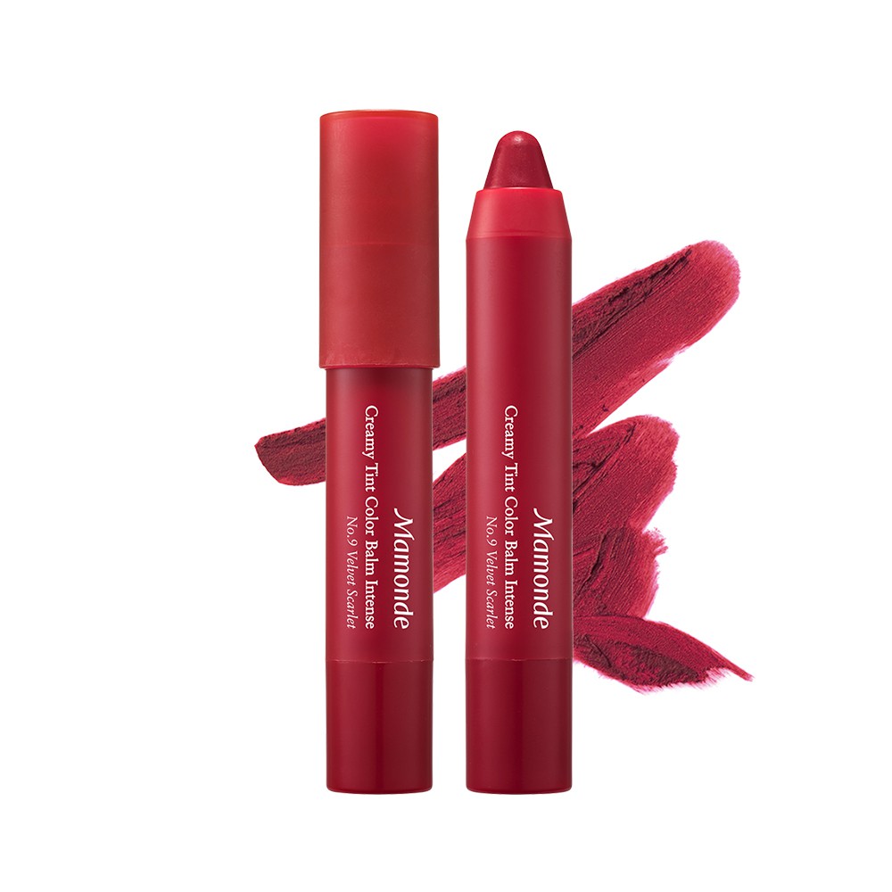 Son bút chì 3 in 1 cho bờ môi mềm mượt Mamonde Creamy Tint Color Balm Intense 2.5g